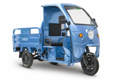 Грузовой электротрицикл Rutrike Вектор Кабина 1500 60V1200W синий