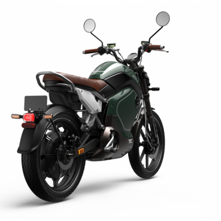 Электромотоцикл WHITE SIBERIA SUPER SOCO TC Зеленый