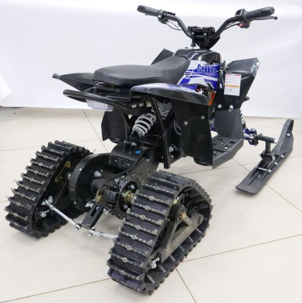 Детский снегоход Gekkon Snow (Снегоцикл) Бело-синий