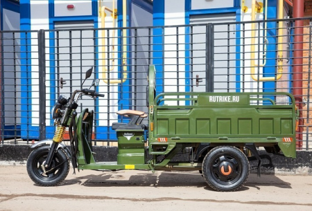 Грузовой электротрицикл Rutrike Дукат 1300 60V1000W зеленый