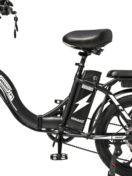Электровелосипед Minako F7 черный
