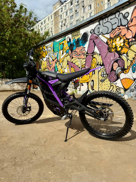 Электромотоцикл эндуро 79bike Falcon Pro пурпурный