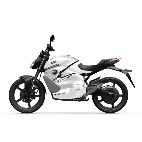 Электромотоцикл WHITE SIBERIA SUPER SOCO STREET HUNTER PRO белый