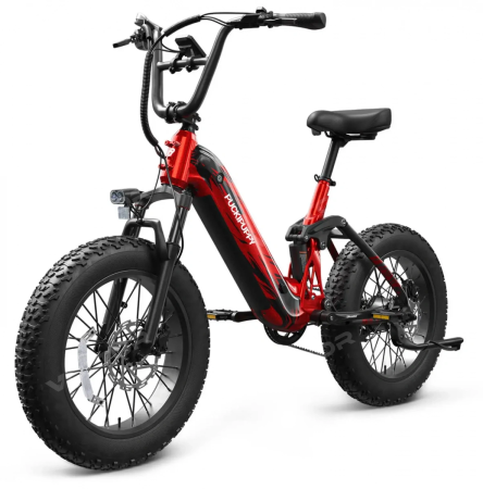 Электровелосипед PUCKIPUPPY CORGI красный