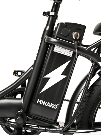 Электровелосипед Minako F7 черный
