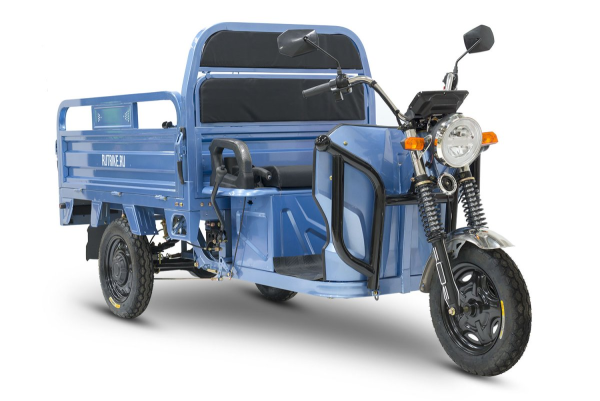 Грузовой электротрицикл Rutrike Вектор 1500 60V1200W синий