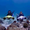 Подводный электроскутер MANTA желтый