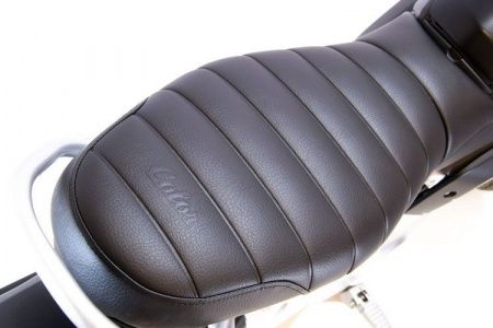 Электромотоцикл Super Soco TC Max (Спицованные диски) Серебристый