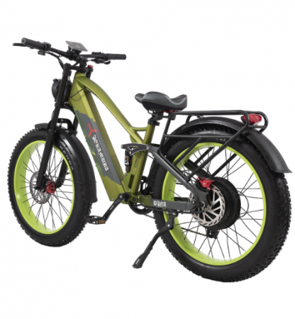 Электровелосипед Yokamura Dyna зеленый