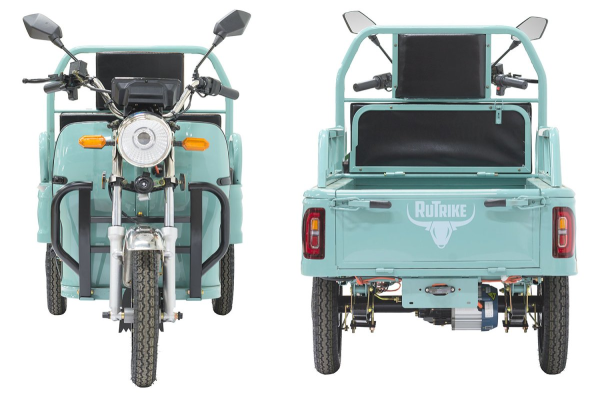 Грузовой электротрицикл Rutrike Амулет 1100 72V1000W бирюзовый
