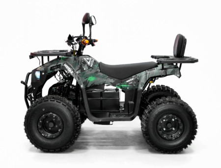 Электровадроцикл MOTAX Grizlik E1500 2024 Зеленый камуфляж